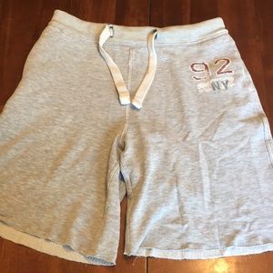 Grey Sweatpant Shorts